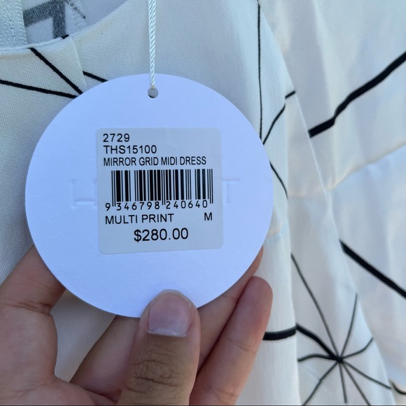 NWT Talulah Mirror Grid Midi Dress - Picture 6 of 7